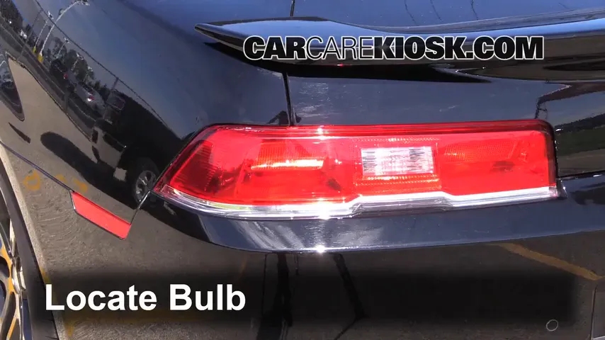 2015 Chevrolet Camaro LT 3.6L V6 Convertible Lights Tail Light (replace bulb)